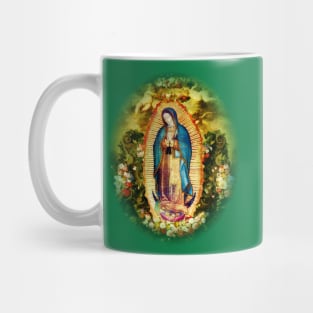 Our Lady of Guadalupe Mexican Virgin Mary Mexico Aztec Tilma 20-105 Mug